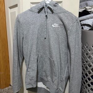 Nike Heather Gray Pullover Hoodie